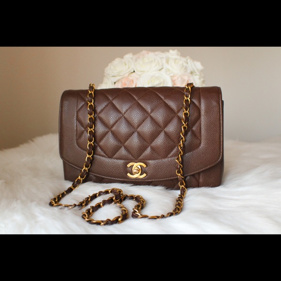 ❌SOLD❌Chanel Caviar Diana Cocoa Brown w/ 24k GHW - Picture 14 of 16